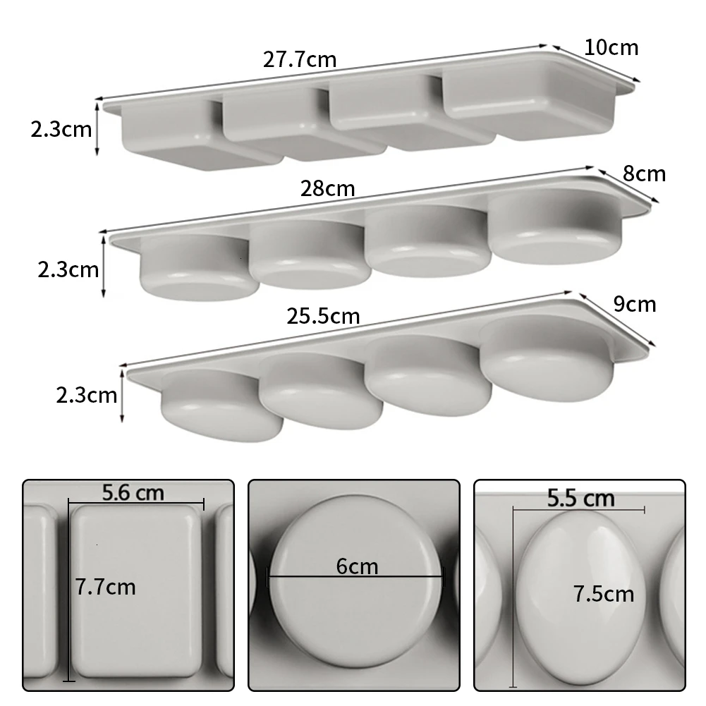 Многофункциональная силиконовая форма для изготовления мыла поделок ручной 3D Кухня для изготовления форм для выпечки прессформы машина для производства мыла круглой формы и овальные 4-сетки