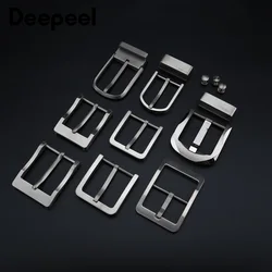 Deepeel fivela de cinto de liga de titânio puro, fivela de pino anti alergia, cabeça diy jeans couro acessórios artesanais yk041, 1 peça
