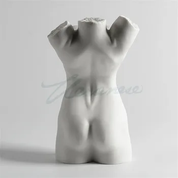 

Simple Modern Creative Matt Glaze Naked Lady Figure Art Sculpture Art Nude Girl Chest Statue Ceramic Craft Home Decoration R3102