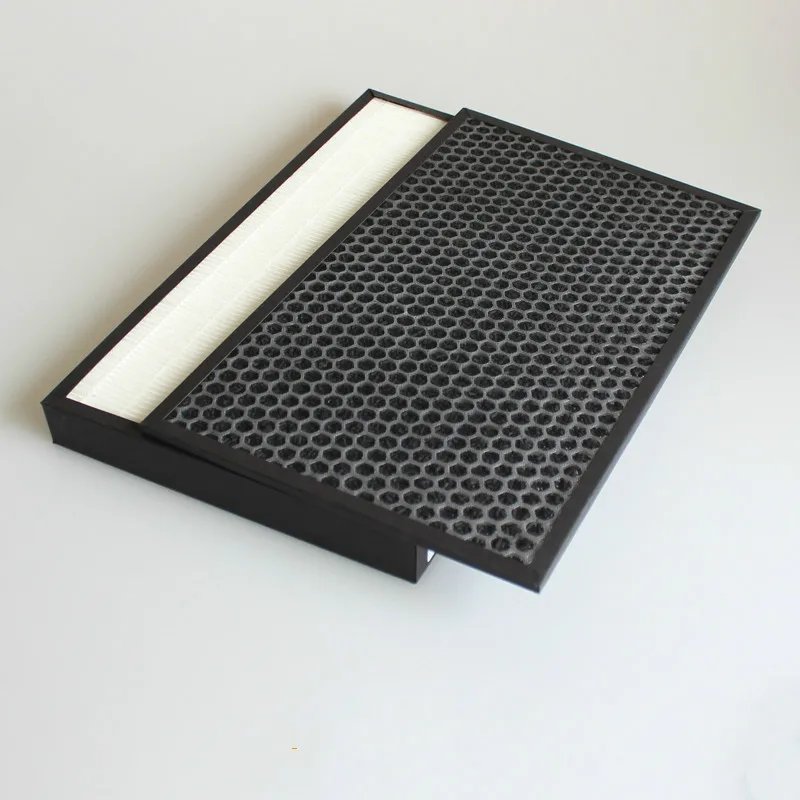 2pcs Hepa and Active Carbon Filter for Panasonic 55C F-PXH55C F-VXH50C F-VXH50R F-ZXHP55C F-VXK40C F-41C4VX F-VC50XJ-W F-VXJ50