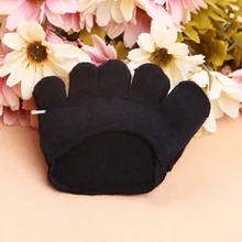 Женские носки с пятью пальцами и полуладонями, невидимые нескользящие носки, невидимые Дышащие носки-Тапочки