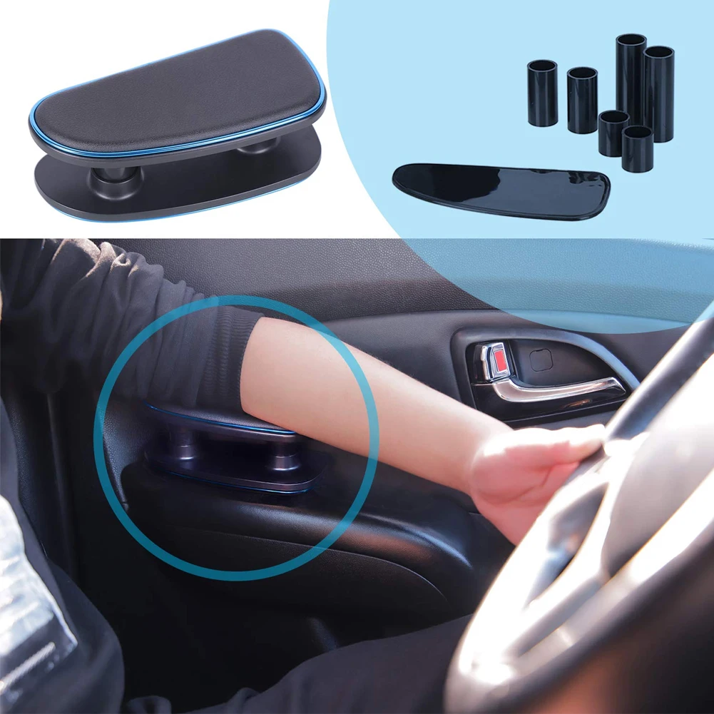 Ergonomic Support Stick On Armrest Universal Car Driver Rest Pad Elbow