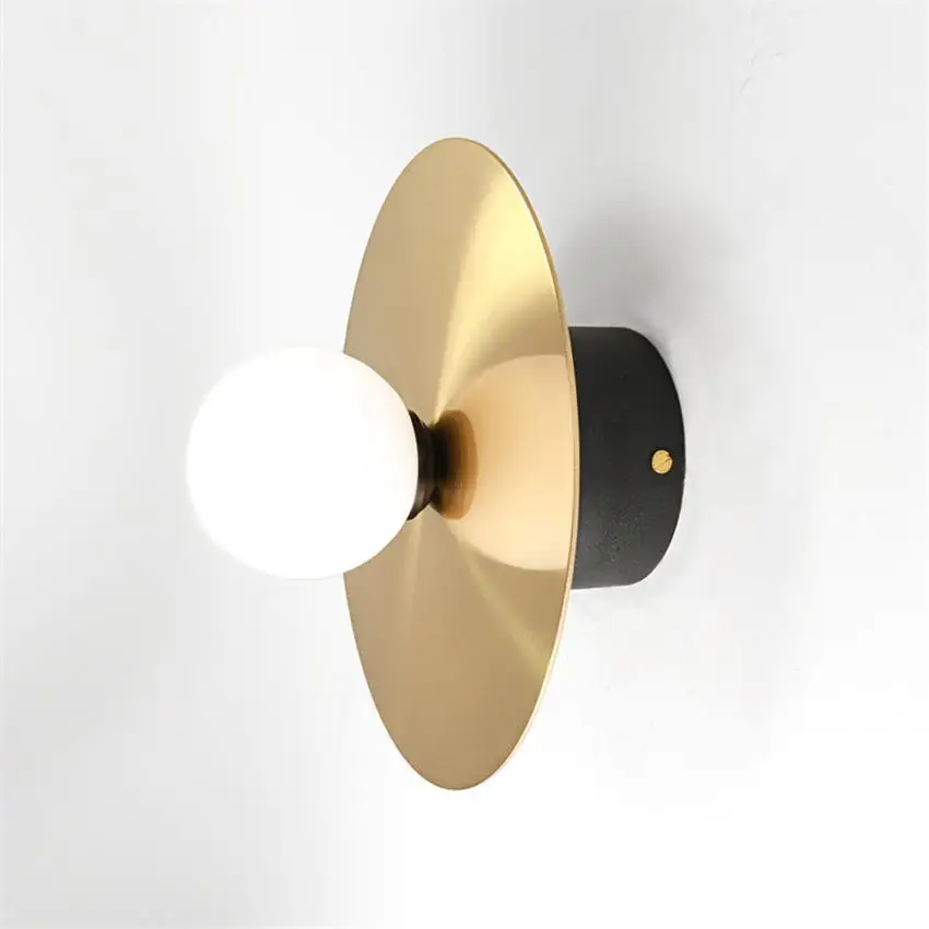 

Modern LED Gold Wall Lamps Led Indoor Sconce Lamp Corridor Bathroom Light Aluminum Wall Lights Outdoor Bedside Wall Vanity Light