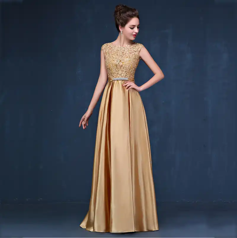 vestido de festa em cetim