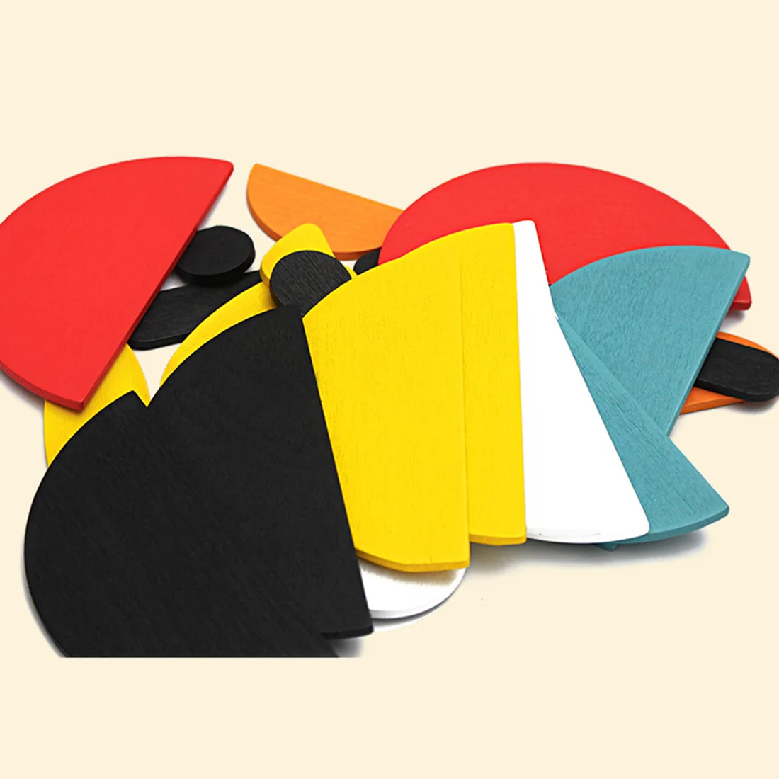 Мультфильм животных Tangram ранний обучающий пазл геометрической формы настольные игры головоломки для детей старше 3 лет