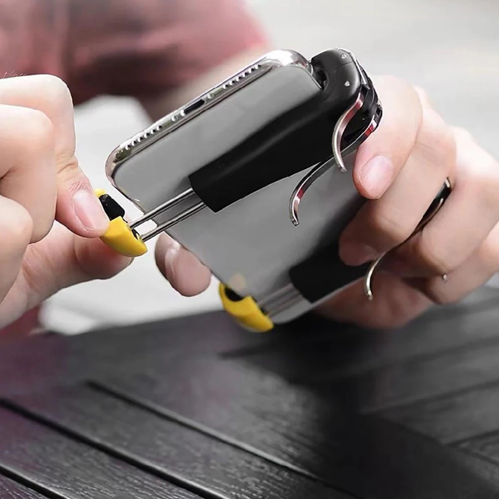 

Mobile Controller Smart Phone Gaming Trigger for PUBG Gamepad Shooter Handle Joystick Fire Button for iPhone Android Game Pad