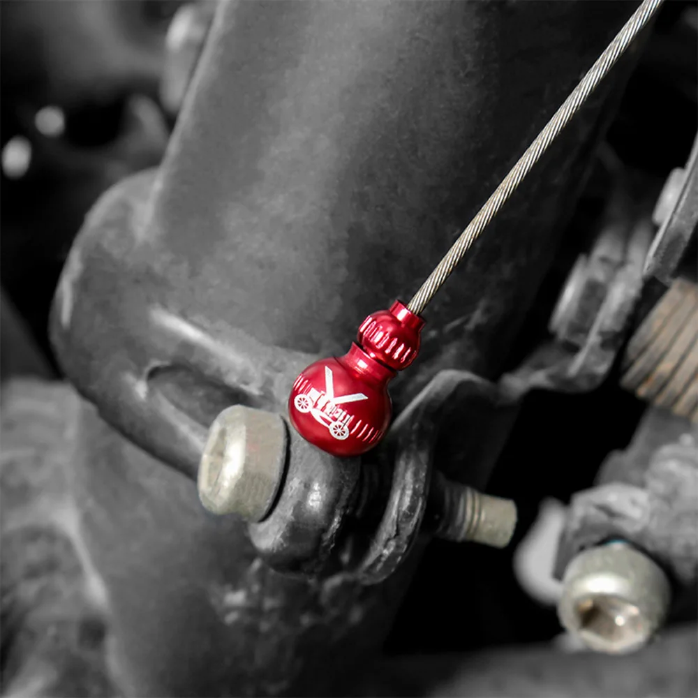 Lot De 100 Embouts De Câble De Vélo De Route En Alliage D'aluminium à Sertir Pour Câble De Frein - Embouts De Câble Durables En Alliage D' Aluminium - Pratiques Et Durables