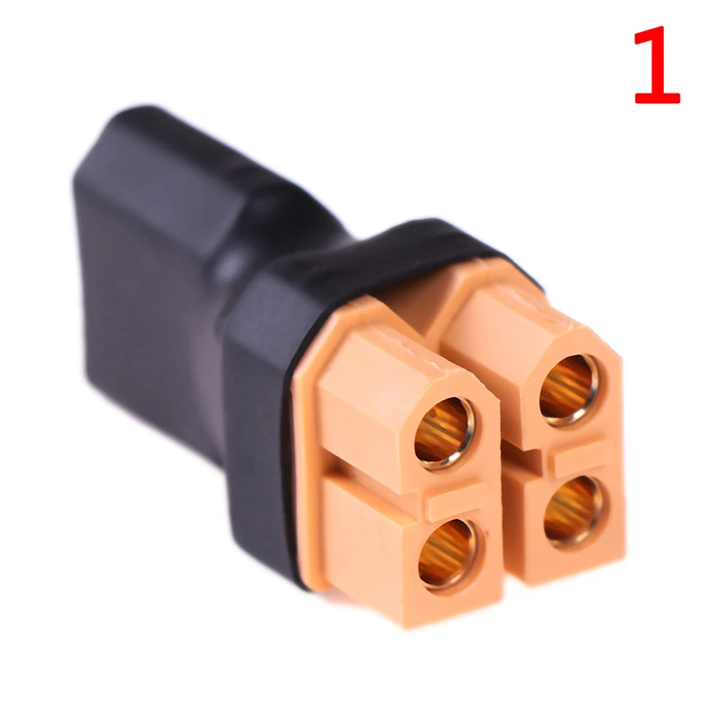2Pcs No Wires Connector XT60 XT-60 Parallel Connector 1 Female to 2 Male  for RC LiPo NiHM Battery ESC