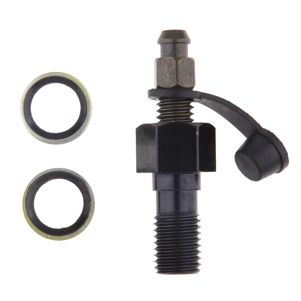 Motorcycl Brake Master Cylinder Brake Caliper Banjo Bolt & Bleed Nipple/Screw for Kawasaki Aluminium Alloy Bolt M10 x 1.25mm brake caliper motor