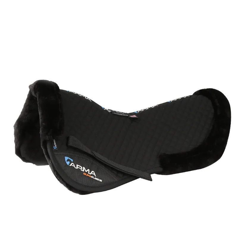 Artificial Lambhair Equestrian Saddle Pad, Shockproof Equipment, Shock Cushioning, when riding horses, 8219051