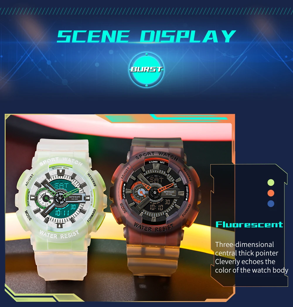 Sanda Jam Tangan untuk Pria Jam Tangan 