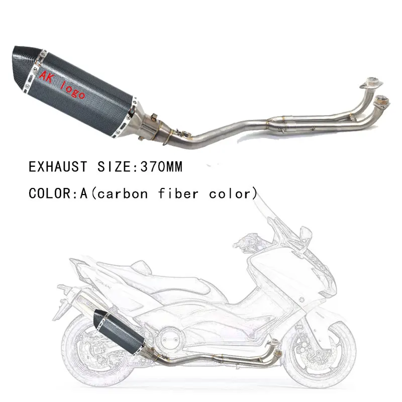

For AK exhaust Full system FOR Yamaha T-max Tmax 500 530 2001-2016 tmax530 tmax500 with exhaust