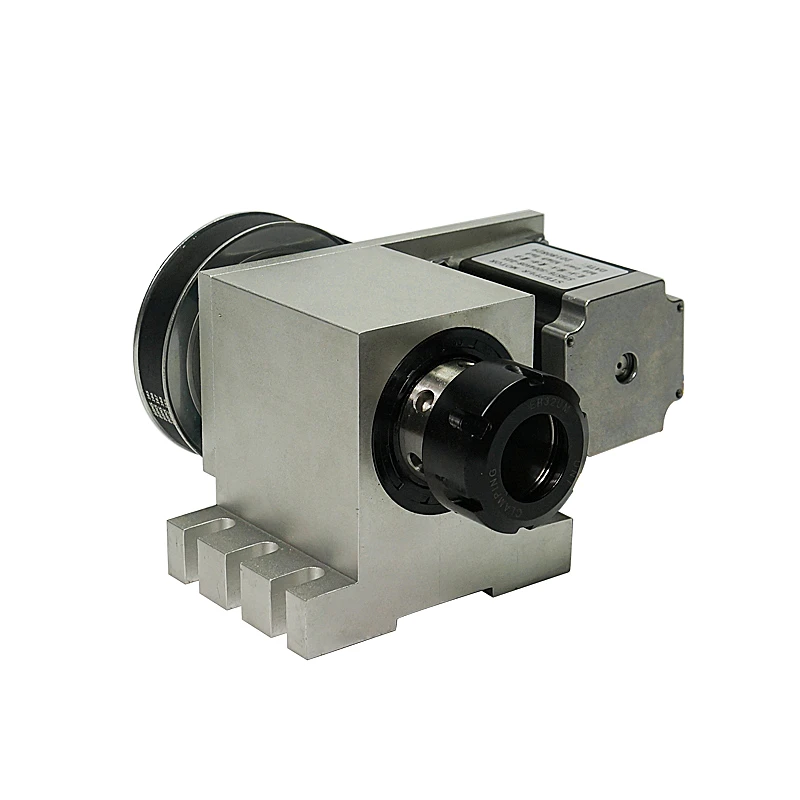 CNC Router Rotational Rotary 4th Axis Hollow Shaft ER32 Collet Set Engraving Mac