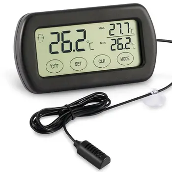 

Large Screen Thermometer Hygrometer Max/Min Indoor Outdoor Incubator Monitor X4YD