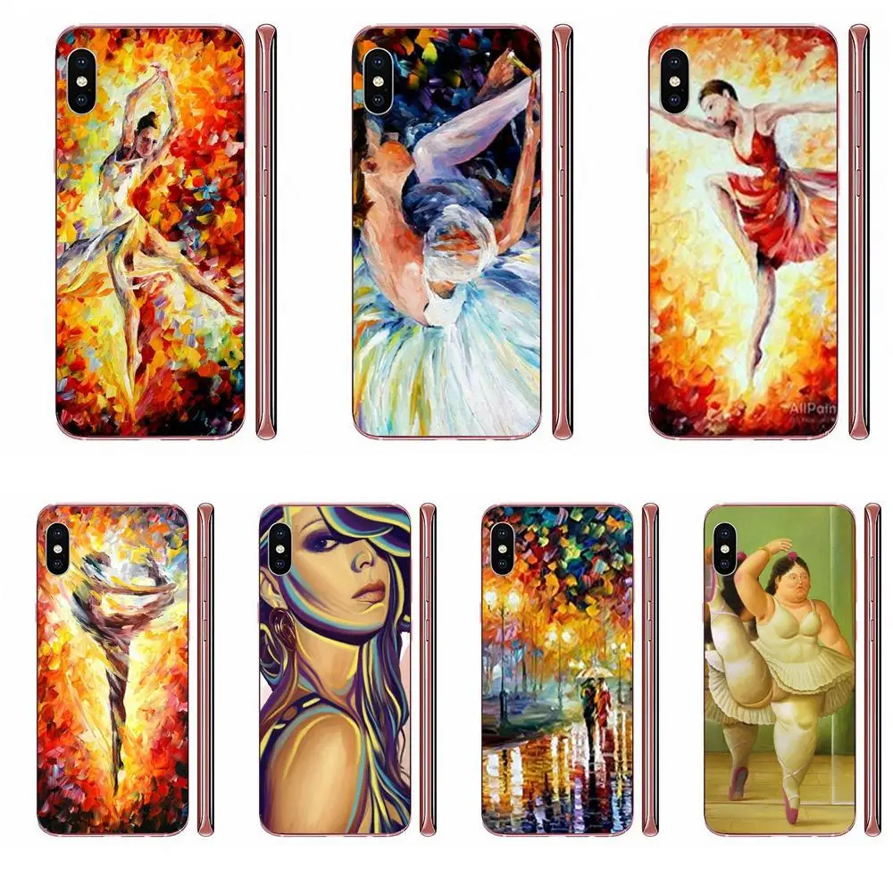 Dance Ballerina Girl Oil Painting For HTC Desire 530 626 628 630 816 820 830 One A9 M7 M8 M9 M10 E9 U11 U12 Life Plus | Мобильные