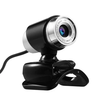 

USB webcam hd USB Manual Focus Drive-free Computer pc Camera with 3.5mm Audio Plug Web Cam Camera for PC Laptop Computer Desktop