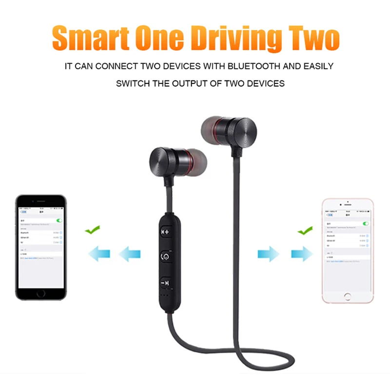 Bluetooth Earphone For Samsung Galaxy Note 9 8 5 S9 Plus S9+ S8 S7 Edge S6 S5 A8 A6 A5 Headphone Wireless Earpiece Earbud Cases (5)