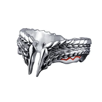 

Monster Hunter World MHW Thunder Wolf Ring Zinogre Game Jewelry S925 Sliver Ring StygianZinogre