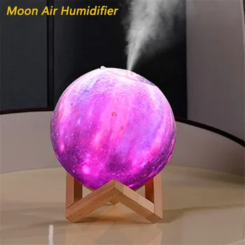 

1.5L Moon Planet Shape Air Humidifier with 7 color Night light Diffuser Aroma Essential Oil USB Ultrasonic Humidifier