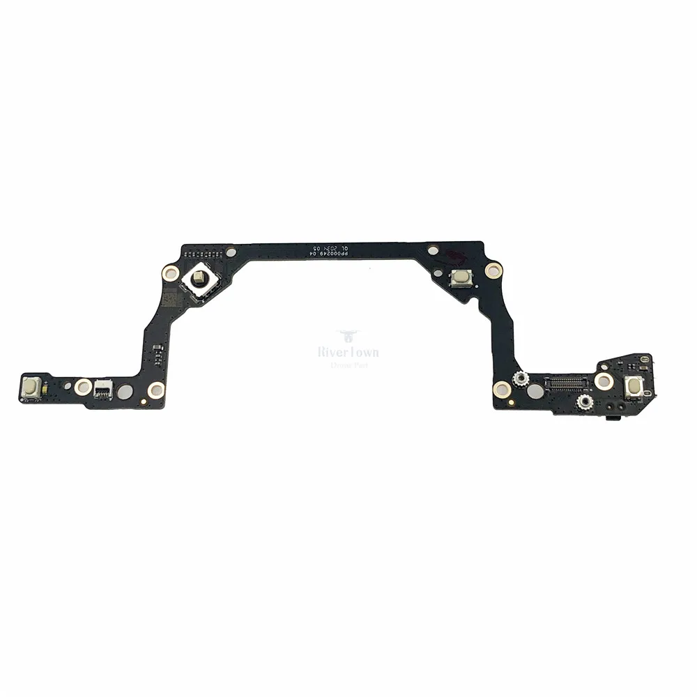 Détail des boutons et du câble ruban de la carte de boutons de télécommande DJI Mavic 2 Pro/Zoom.