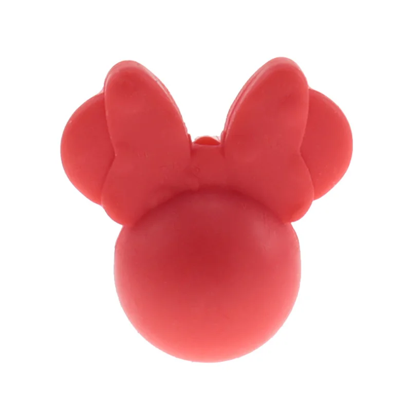 50 pçs mickey cabeça do bebê contas