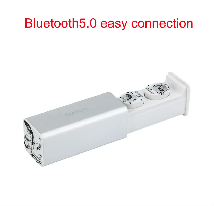 TWS Bluetooth Wireless Earphones Stylish Stereo In-Ear Earbuds Mini Sport Run mini Invisible Bilateral Headset Bluetooth 5.0