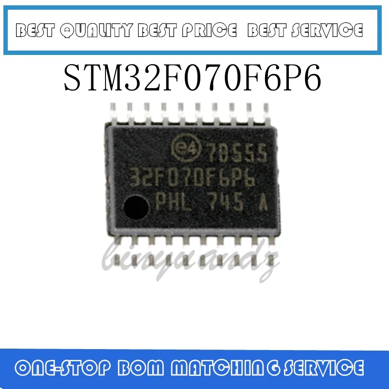 10 шт./лот STM32F070F6P6 32F070F6P6 TSSOP-20 Новый