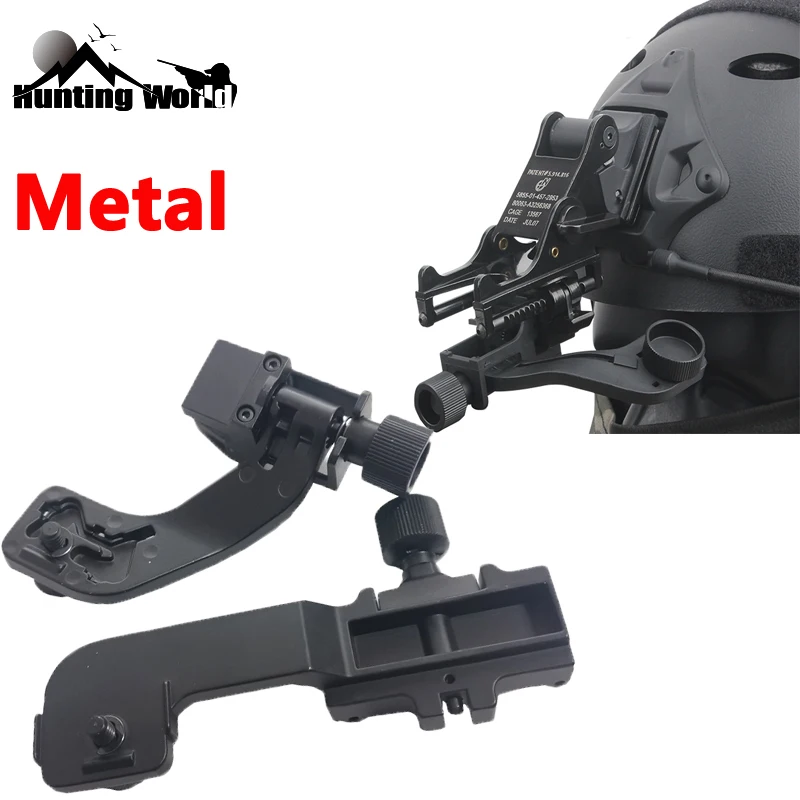 tactical-metal-j-arm-mount-bracket-with-20mm-picatinny-rail-nvg-mount-for-night-vision-goggles-pvs-14-fits-m88-mich-helmet