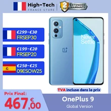 OnePlus 9 5G Snapdragon 888 8GB 128GB/12GB 256GB Smartphone 6.55‘’ 120Hz AMOLED Display Hasselblad Camer Global Rom