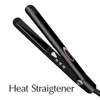 

Black Infrared Hair Curler Ceramic Hair Straightener Hair Flat Iron 2 in 1 Straight & Curl Hair Straightening Flat Irons