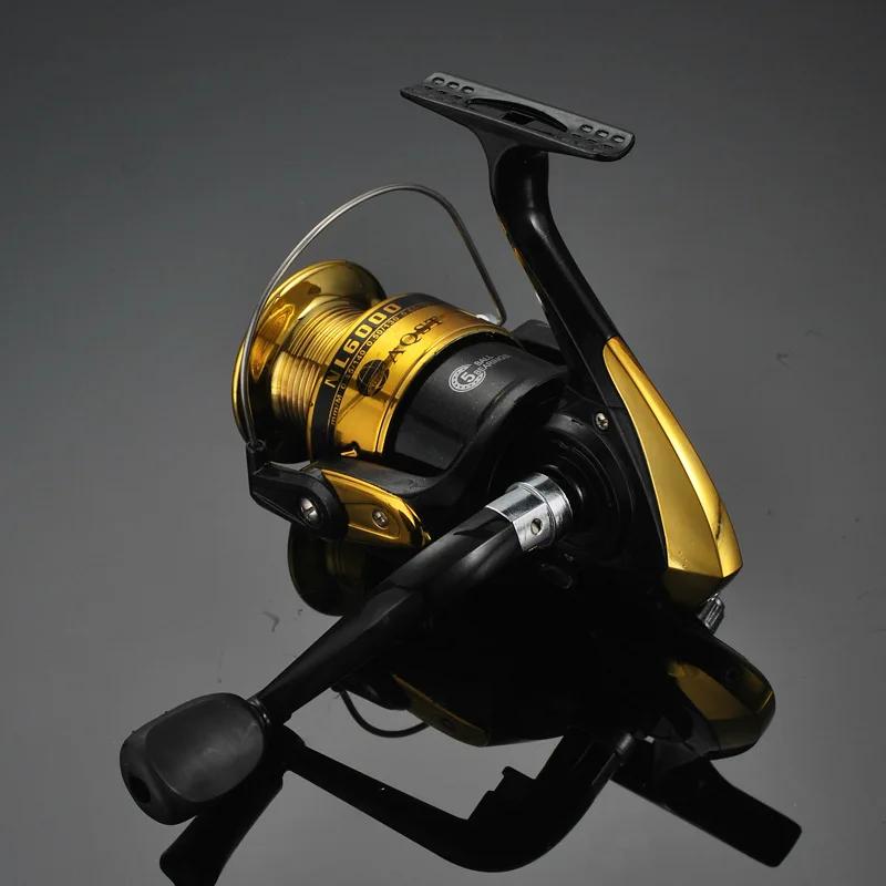 1000-6000 Series Long-Distance Wheel Metal Rotating Fishing Reel 5.2:1 8 Bearing Ball Salt Water Spool | Спорт и развлечения