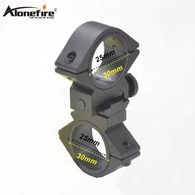AloneFire 25,4 мм 1 дюйм " кольца 30 мм кольцо ласточкин хвост прицел рейка для охоты велосипедный светильник фонарь вспышка Светильник Зажим держатель