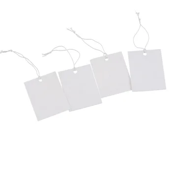 

White paper price tag (3-7/8") - 200