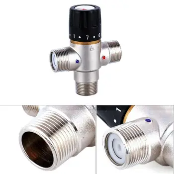 

3/4 Inch DN20 Solar Heater Thermostatic Mixing Valve Pipe Valve Building Materials Standard Medium Pressure Thermostatic mixing