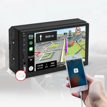 Автомобильный MP5 плеер, 7 дюймов 2DIN G M Радио 1920x1080 HD DVD плеер с Bluetooth CarPlay FM gps навигация