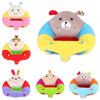 

Best Selling Creative Baby Infant Dining Chair Plush Toy Baby Learning Seat Children Cartoon Kid Sofa