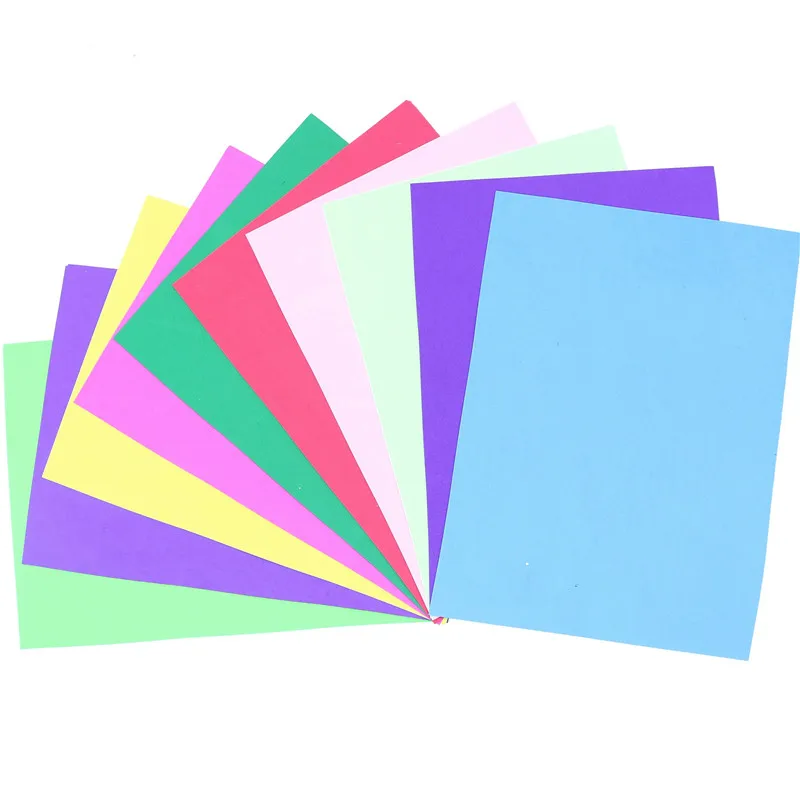 10 Sheets Foam Paper Sponge Paper DIY Craft for Kids Fold Scrapbooking