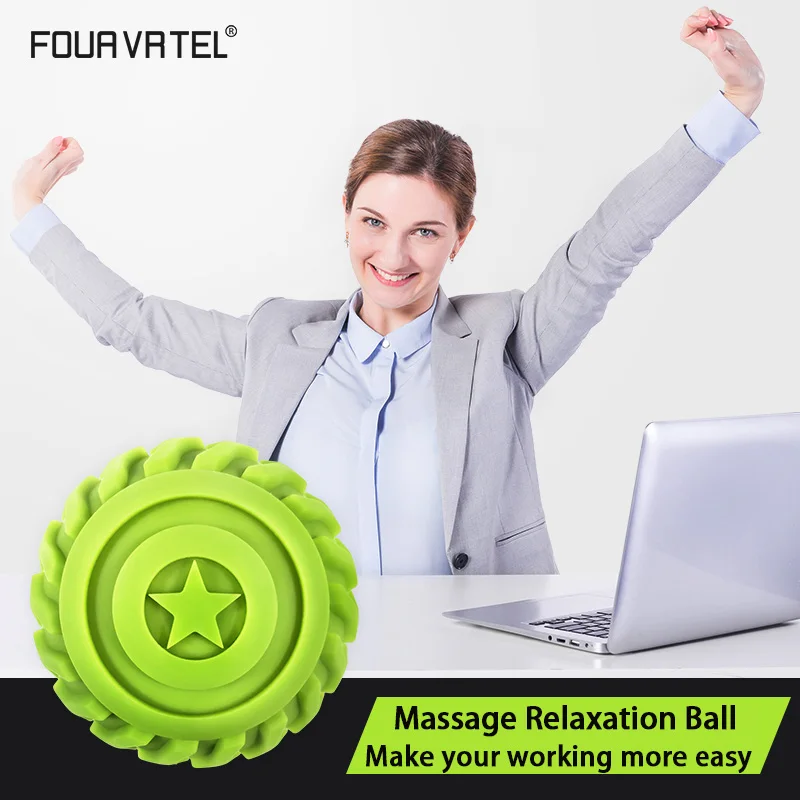 Вибрационный Массажный мяч FOUAVRTEL массажный для электрической терапии ручной