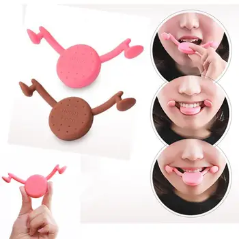 

Smile Massager Mouth Exerciser Silicone Rubber Face Slimmer Smile Corrector Lip Trainer Mouth Exerciser Face Lift Tools