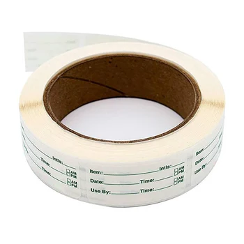 

250 Pcs Self-Adhesive Sticker Waterproof Removable Freezer Food Labels Stickers Household Fruit Food Date Sticker Label