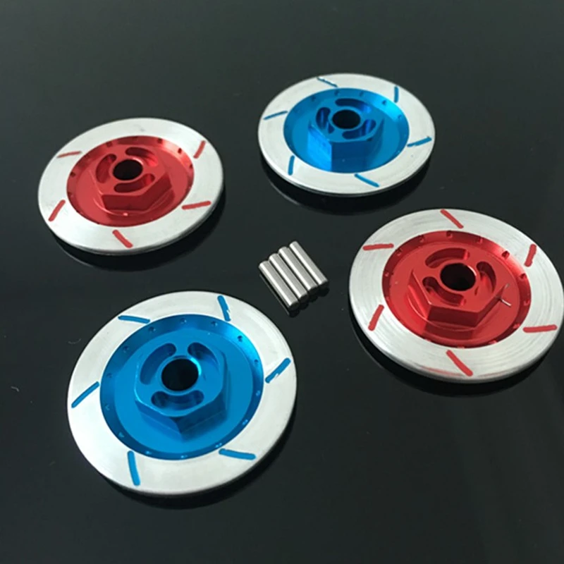 

RC Car Aluminum Alloy Brake Disc Wheel Rim Box Metal Hex Adapter 12MM For 1/10 HSP Fly Fish Buggy Truck 94123 94122 D4 CS