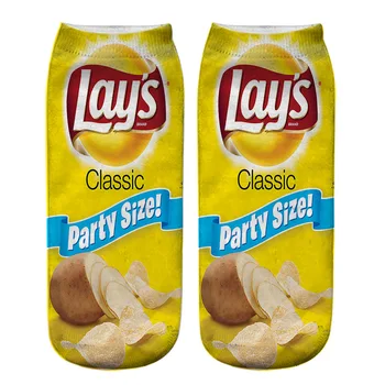 

Harajuku Funny Socks Food Hamburg/Pizza/Sushi Printed Cute Socks Man Milk Creative Life Sokken Chaussette Femme