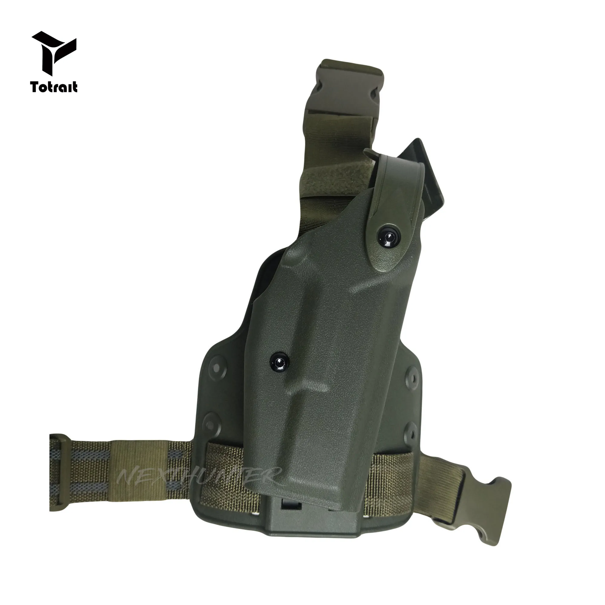 

TOtrait Military Leg Gun Holster for Glock 17 19 22 23 31 Belt Holsters Platform Paddle Safariland for CS Game Army Hunting