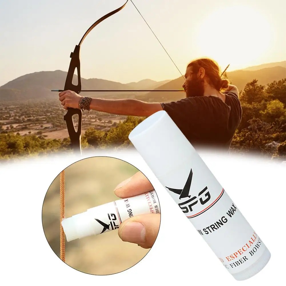 

1pc Archery Bow String Wax Strings Protective Rail Lube For Archery Compound Recurve Bow Prolong Use Life