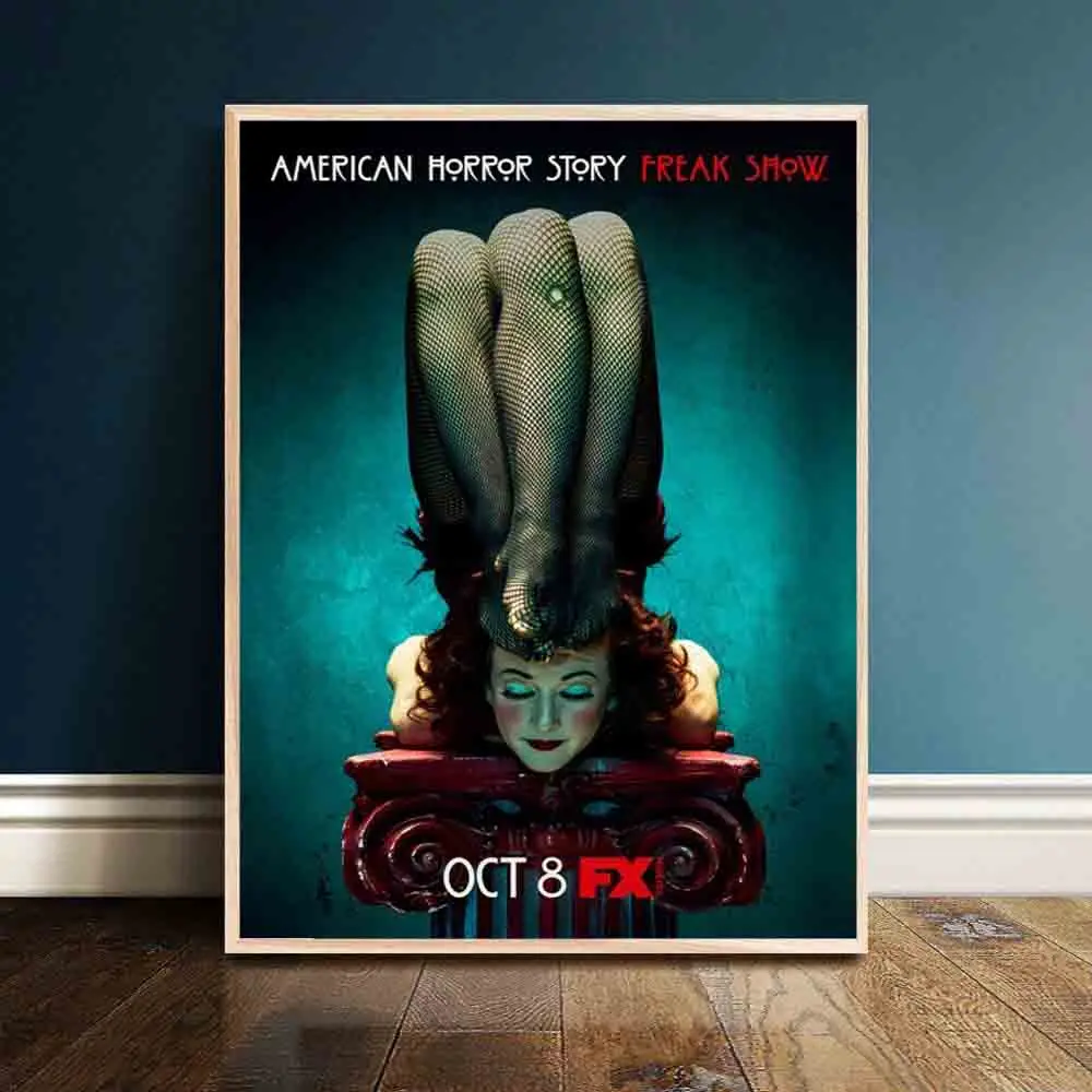 American Horror Story ТВ игры постер и принт холст настенная художественная живопись Фотографии для Гостиная украшения домашнего декора без рамки - Цвет: C