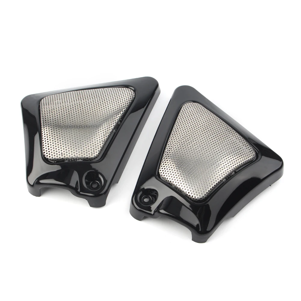Мотоцикл Airbox рамка шеи воздухозаборник боковая крышка для Harley Davidson V стержень специальных VRSCDX 2007- 2 шт - Цвет: Черный