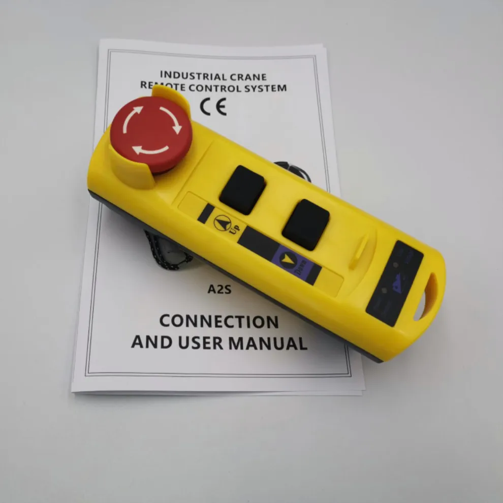 

1 pcs A2S Industrial Electric Hoist Crane Remote Control Switch 1 Receiver Transmitter