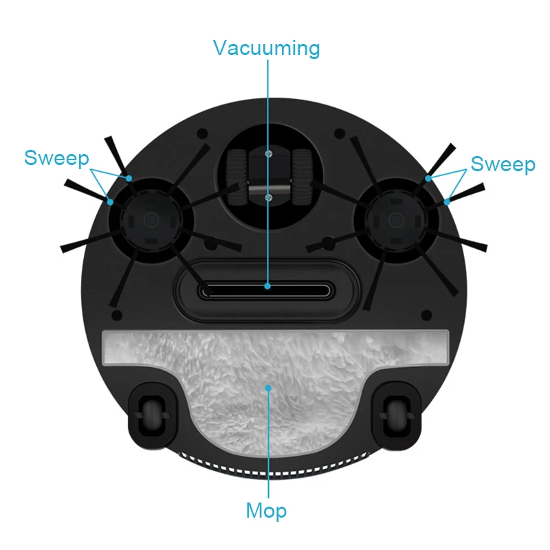 

Multi-functional Smart Robot Vacuum Cleaner Household Automatic Floor Sweep Cleaner VJ-Drop