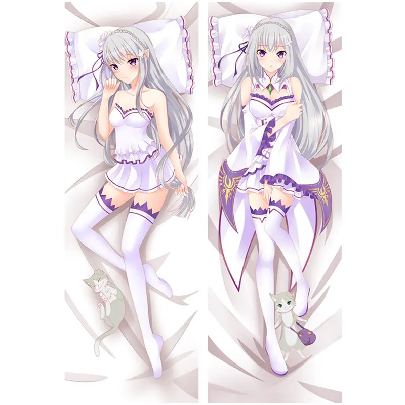Наволочки с рисунком аниме RE ZERO Start Life in other World пикантное 3D двухстороннее