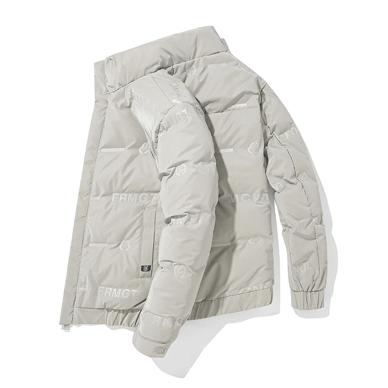 2021 new Down jacket men's casual winter coat loose fashion men's stand-up collar down jacket for office working warm coat